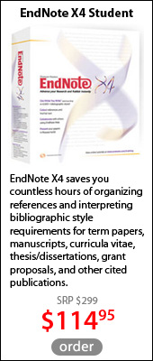 EndNote X4 Student$114.95